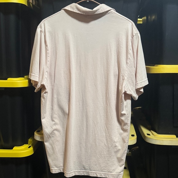 Outerknown Cream Polo Shirt - Picture 4 of 5